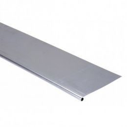 Bande ourlet zinc - développé 240 mm - surface utile 190 mm ( sans l'ourlet ) -