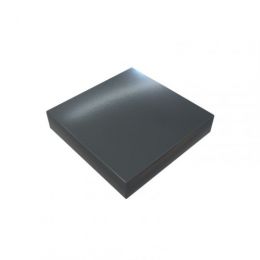 CHAPEAU PILIER ALUMINIUM GRIS ANTHRACITERAL 7016 -350 mm x 350 mm