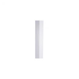 Cornière aluminium Blanc RAL 9010 - Longueur 1 mètre - 20 mm x 20 mm - Couleur à l'intérieur 