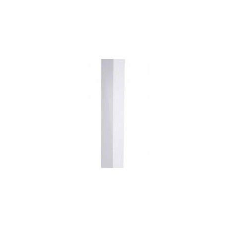 Cornière aluminium Blanc RAL 9010 - Longueur 1 mètre - 20 mm x 20 mm - Couleur à l'intérieur 