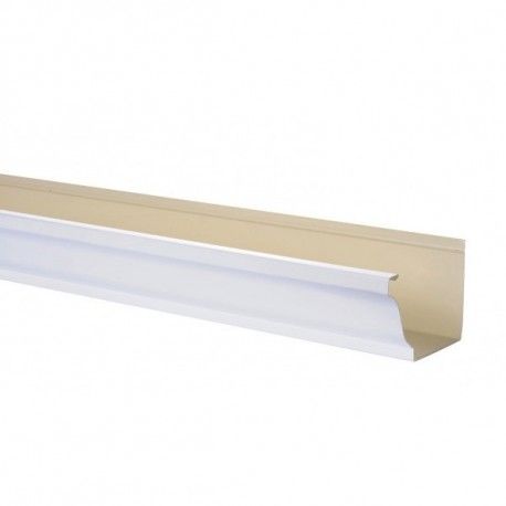 Gouttière aluminium Blanc G300 - Longueur 4 mètres 